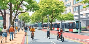 What is the greenest way to travel locally?