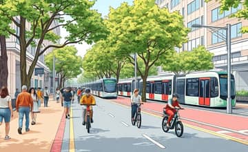 What is the greenest way to travel locally?