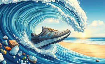 The sneakers made entirely from ocean plastic