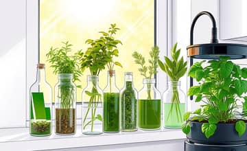 Grow herbs indoors with zero soil