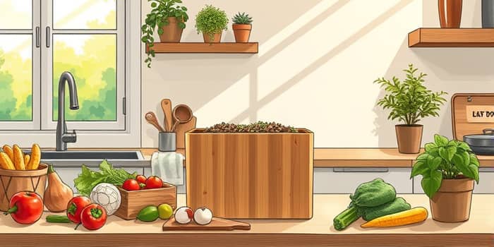These compost bins actually look good on your counter