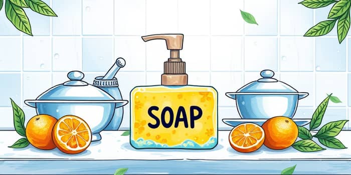 This dish soap bar smells amazing and reduces waste