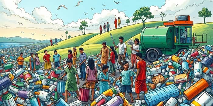 What is the problem with plastic recycling?